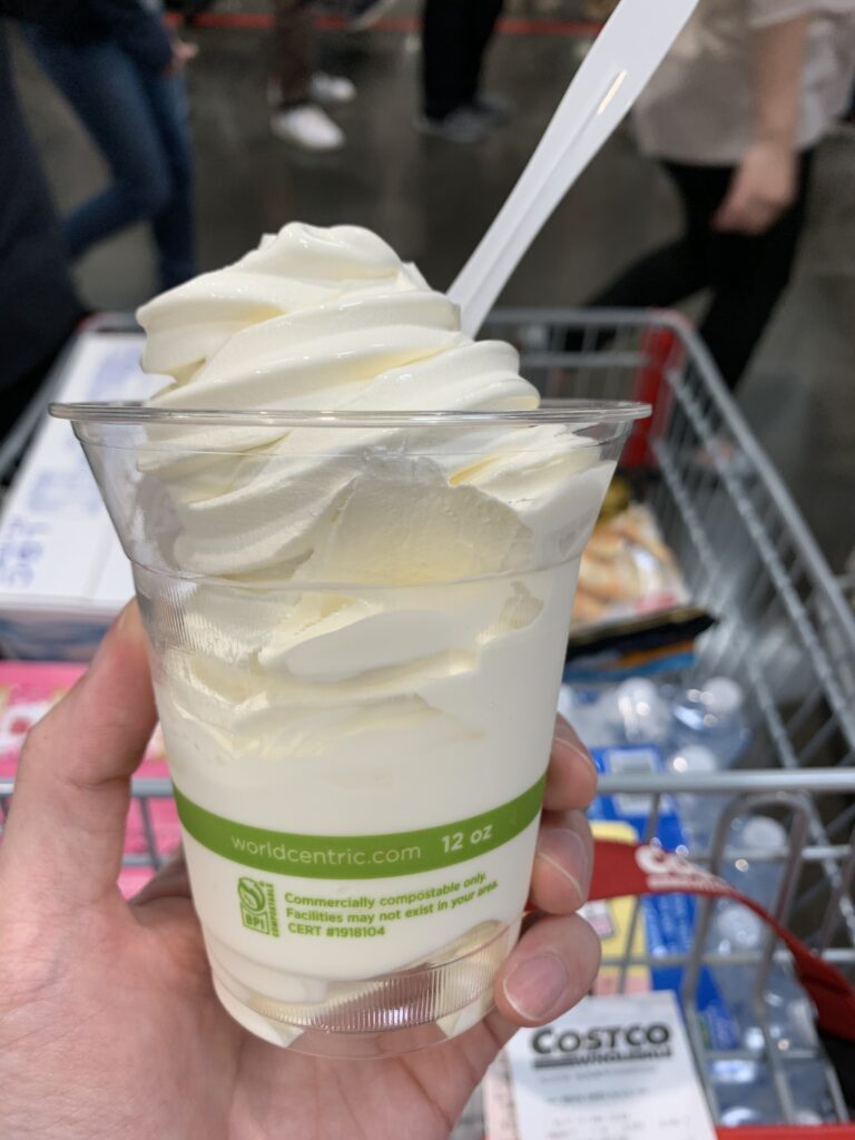 コストコ北海道ソフトクリーム