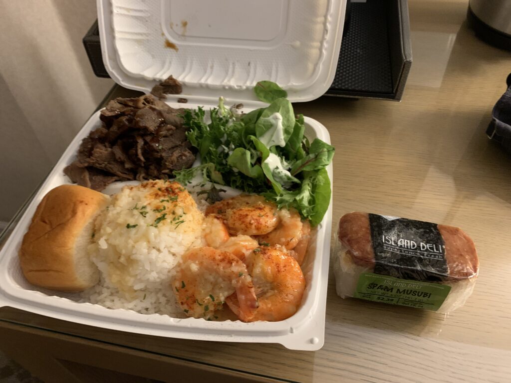 ハワイ ご飯 ガーリックシュリンプ
